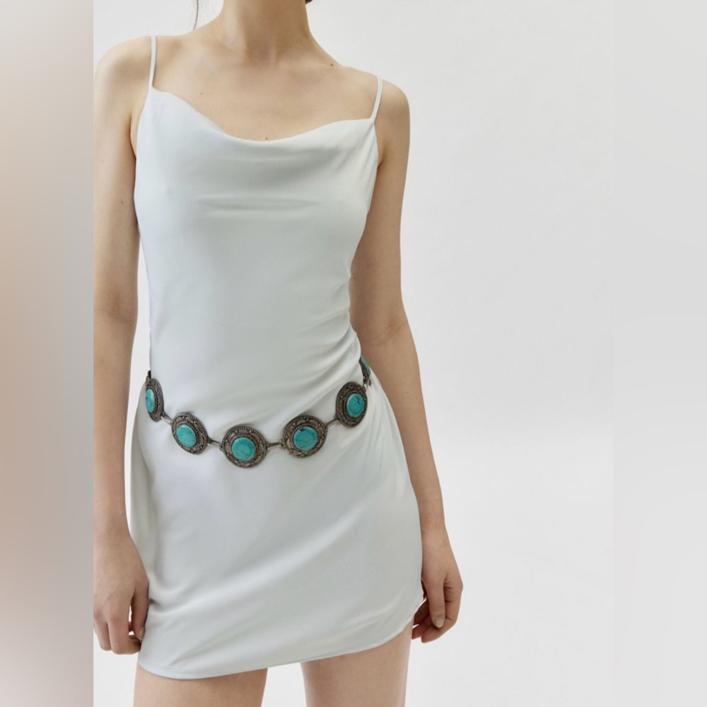 UO Mallory cowl neck slip dress size small